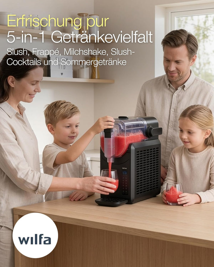 Slush-Maschine ICY (schwarz, für 2.000ml Slush, 220 Watt Kompressor)