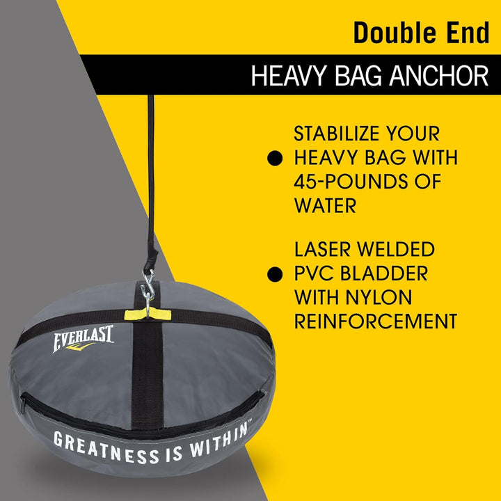 Everlast Unisex – Erwachsene Double End Anchor Box Equipment, Grau, Einheitsgrösse EU