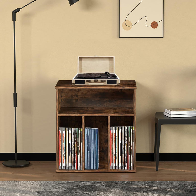 Lp Vinyl Aufbewahrungsschrank - Bücherregal - Aufbewahrung Zeitschriften Bücher Platten