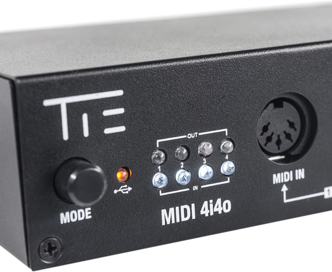 TIE 4i4o MIDI Interface mit MIDI-Merge 4i4o USB, 4i4o USB