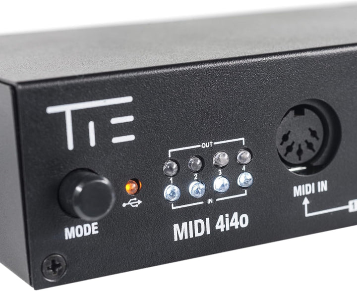 TIE 4i4o MIDI Interface mit MIDI-Merge 4i4o USB, 4i4o USB