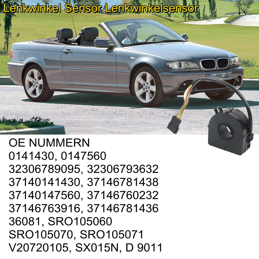 Bisenya 32306793632 Lenkwinkel Sensor Lenkwinkelsensor 0141430 Kompatibel mit 3er E46 5er E39 7er E3