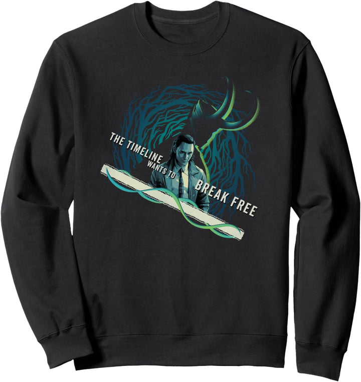 Marvel Loki The Timeline Wants to Break Free Sweatshirt