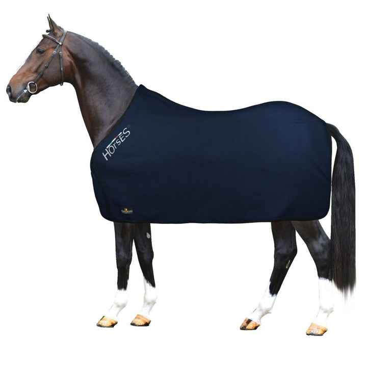 Horses, Fleece Pferdedecke, Basismodell, weich und bequem, ideal für Transport und Feierabend, Gröss