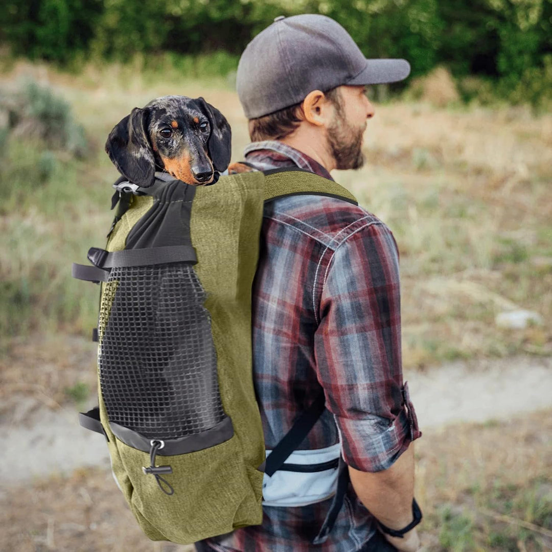 PETCUTE Hundetasche Hundetransporttasche Tragetasche für Hunde Katzen Wanderrucksack Seite Atmungsak