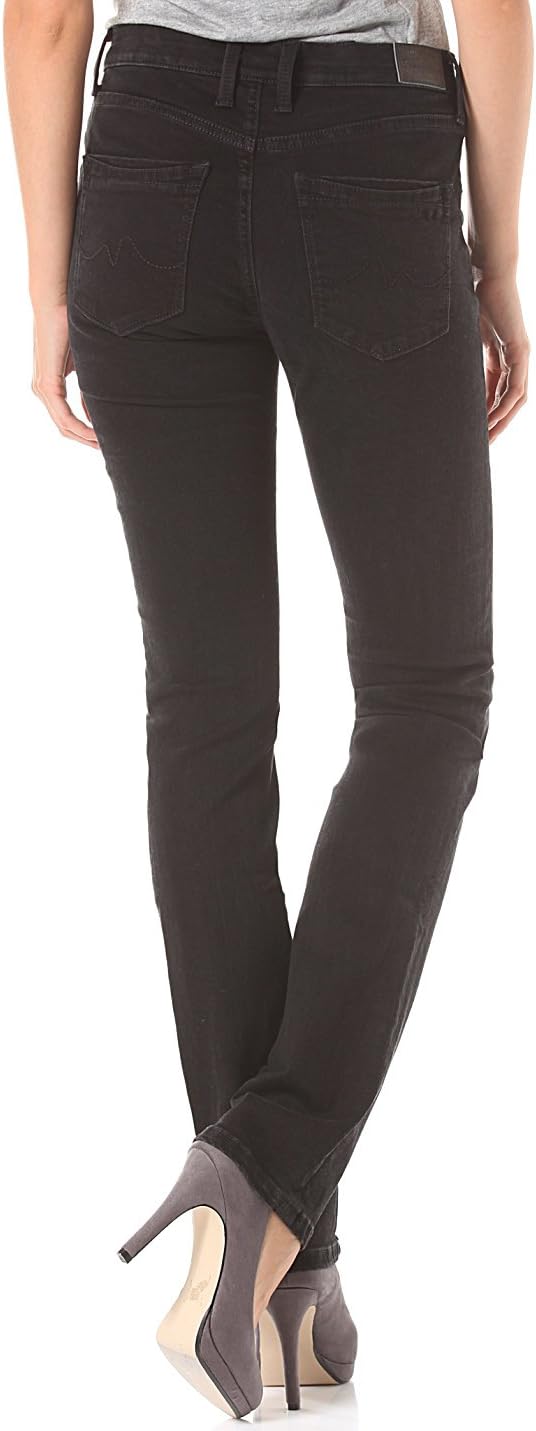 Pepe Jeans Damen Victoria Jeans, Schwarz (Denim), 26W/34L (Herstellergrösse: 36)