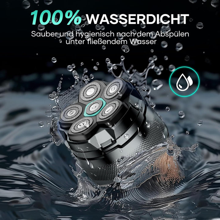 Ersatzrasierkopf für Glatzen Rasierer Herren, kensen 6D Kopfrasierer Schwimmender Rasierkopf Magneti