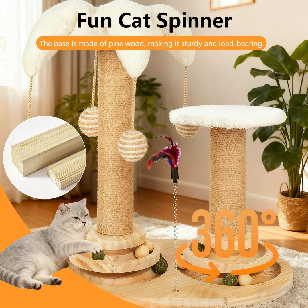 Interaktives Katzenspielzeug 6-in-1-Katzenmöbel aus geeignet für mittelgrosse bis kleine Katzen zum