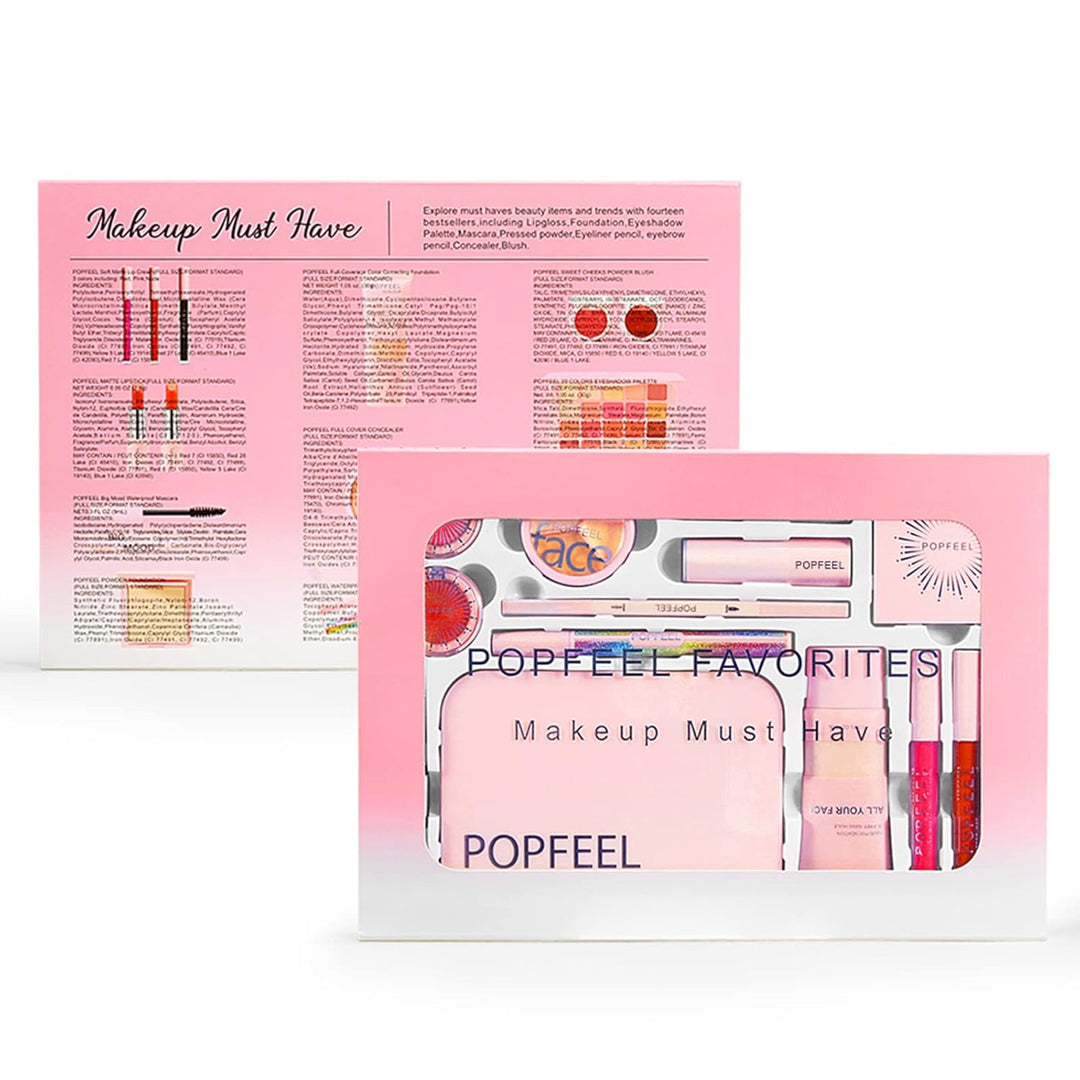 FantasyDay Multifunktions Exquisite Make-up Geschenkset Kosmetik Schmink Kit für Gesicht, Augen und