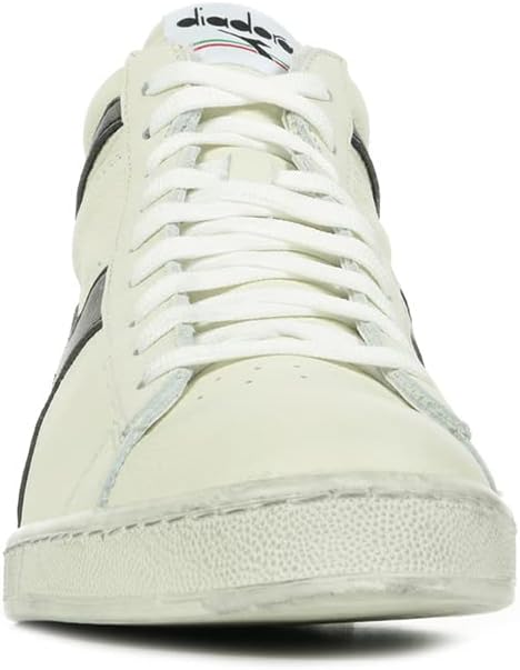 Diadora Unisex Game L High Waxed Hohe Sneaker 47 EU Weiss, 47 EU Weiss