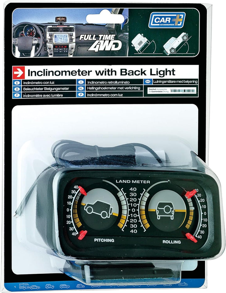 Sumex 2808014 Neigungsmesser mit Licht, 4 x 4,