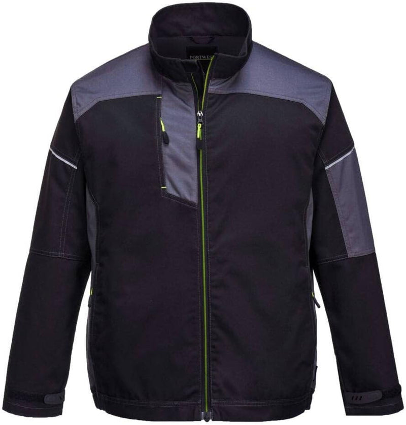 Portwest Damen T603 Urban Work Jacket, Schwarz/Zoom Grey, XL EU Schwarz/Zoom Grey XL, Schwarz/Zoom G