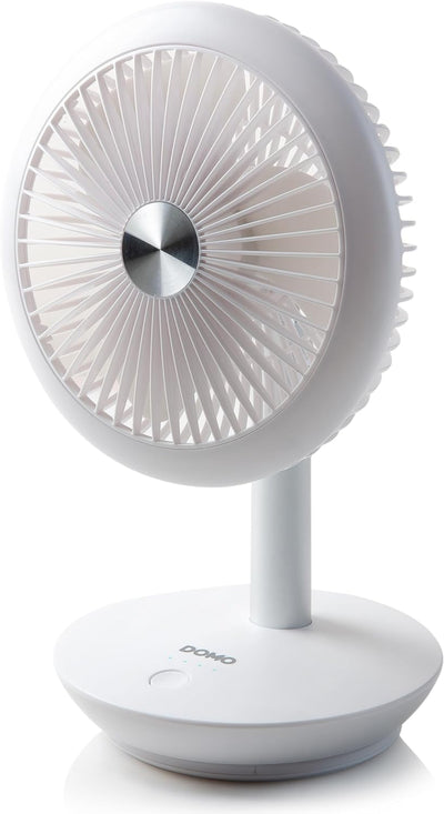 Domo DOMO DO8147 Tischventilator 5 W (Ø x H) 18 cm x 28.2 cm Weiss