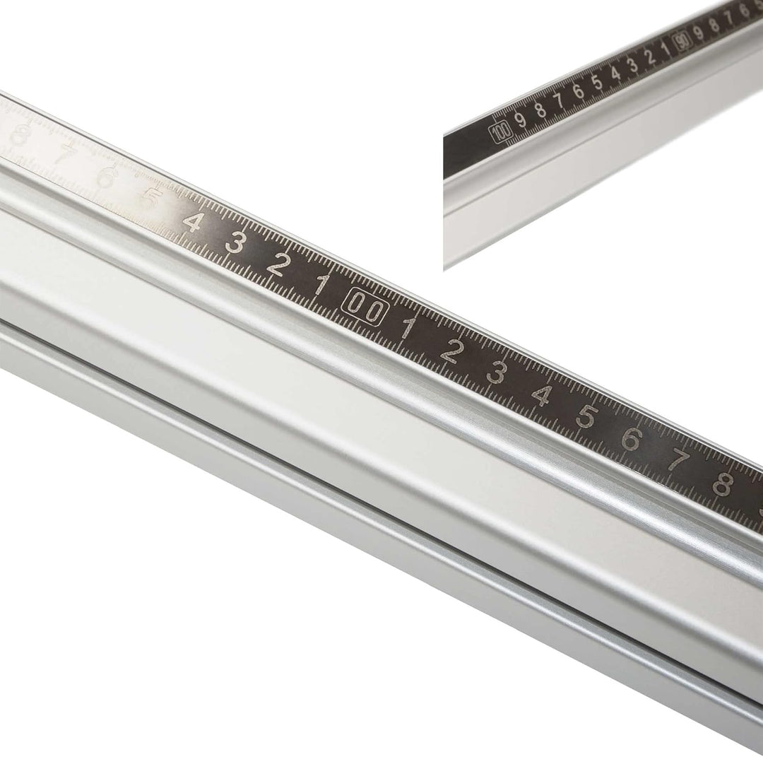 SCHMIDT systemprofile Längenanschlag B 2m Aluminium-Profil Säge-Anschlag 1m-1m Mitte Massband 2x Abl