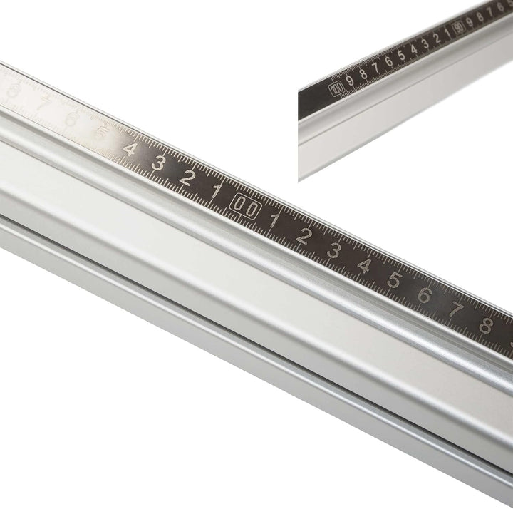 SCHMIDT systemprofile Längenanschlag B 2m Aluminium-Profil Säge-Anschlag 1m-1m Mitte Massband 2x Abl