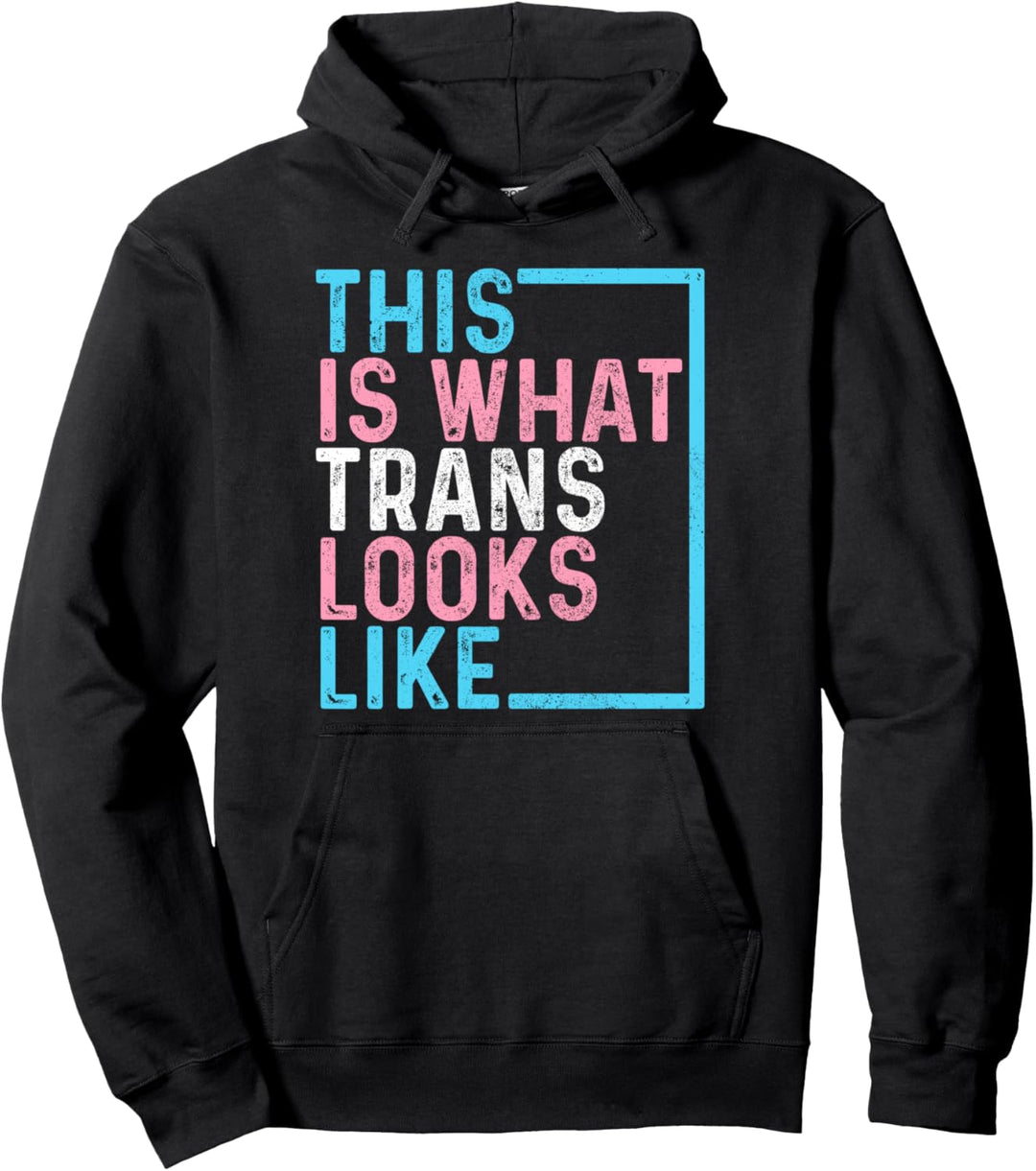 Transgender Pride Flag LGBTQ So sieht Trans aus Pullover Hoodie