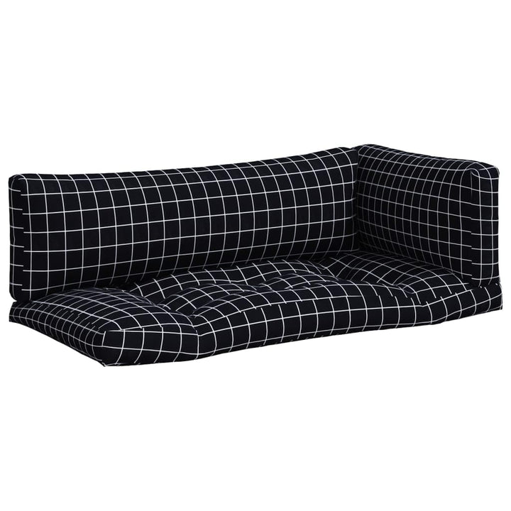 vidaXL Palettenkissen 3-TLG., Palettenauflage für Europaletten, Palettenpolster Palettensofa Outdoor