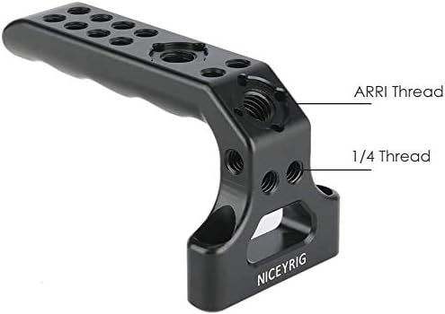 NICEYRIG 383 Handgriff mit flachem Profil, geeignet für RED DSMC2, ergonomischer DSLR-Kamerakäfig