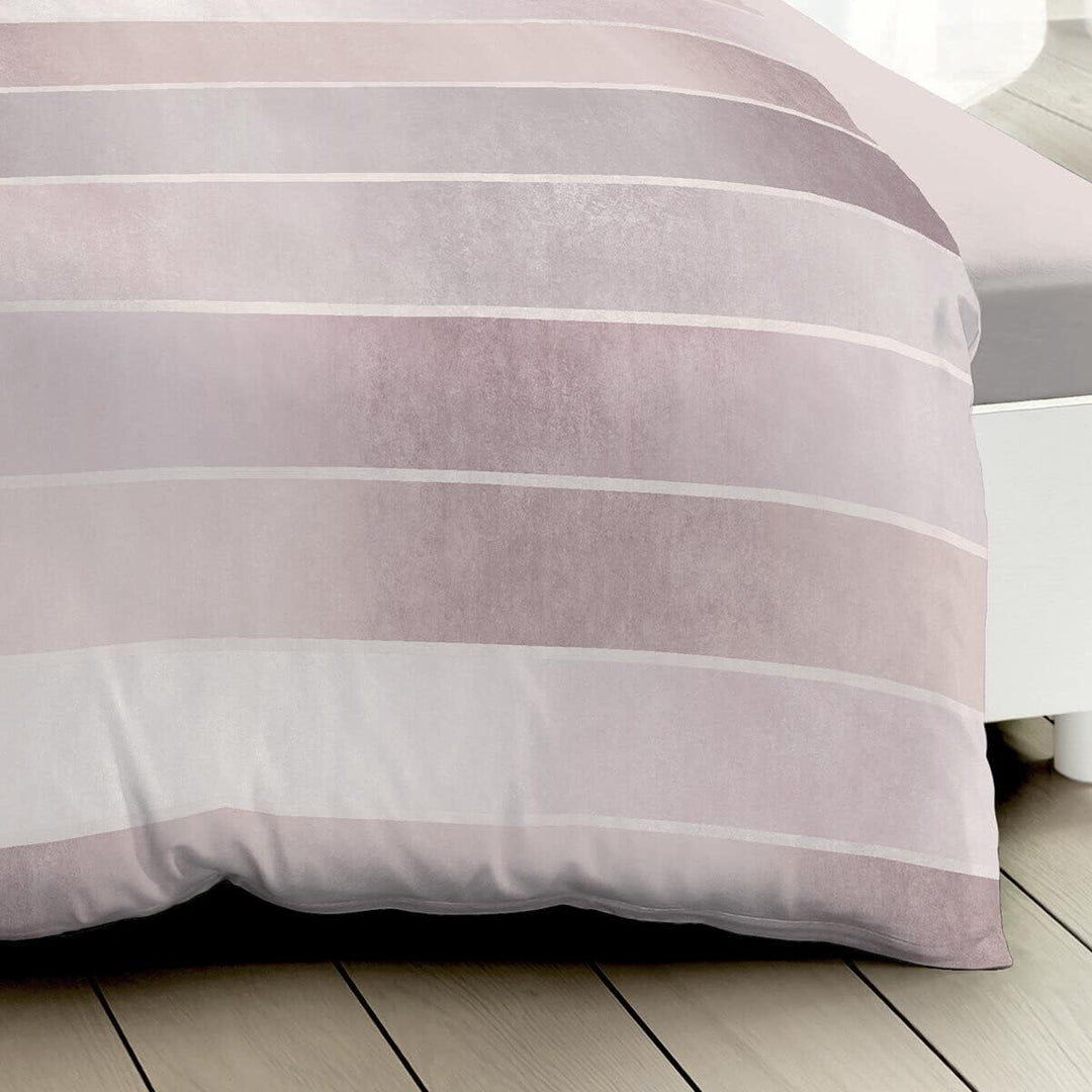 Kaeppel Mako-Satin Bettwäsche Timeless Rose, 1 Bettbezug 155 x 220 cm + 1 Kissenbezug 80 x 80 cm Ros