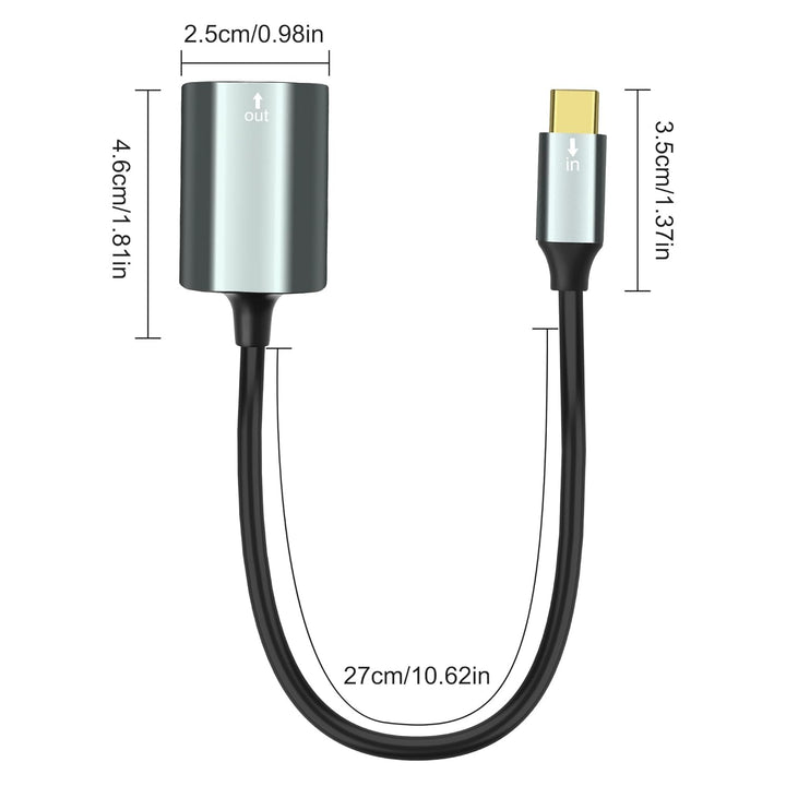 XMSJSIY USB Typ-C zu SPDIF optisches Audiokabel Typ C Stecker zu TOSLINK Buchse PCM Stereo Audio Ada