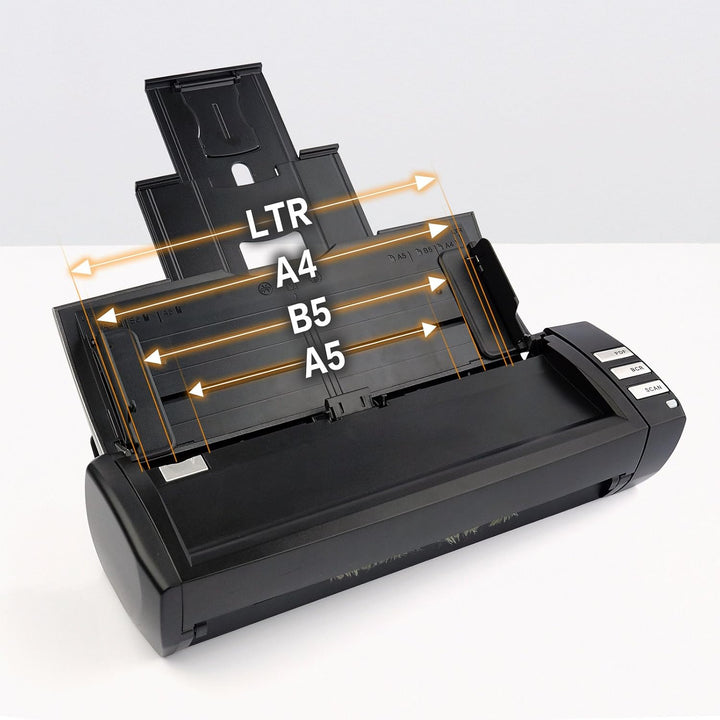 Plustek Mobile Scanner AD480 - kompakter Duplex-Scanner, Stromversorgung USB, A4, 20 ppm, Plastik Ka