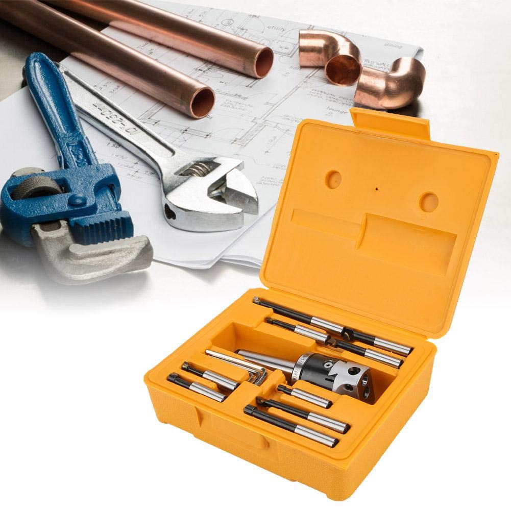 Fräsmaschine Zubehör Set, 14-tlg. F1-12, 50 mm Bohrkopf Set mit 12 mm Bohrstange, Bohrkopf, Deichsel