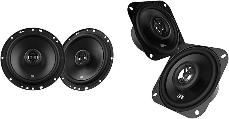 JBL Stage1 61F 2-Wege Auto Lautsprecher Set von Harman Kardon - 165mm | 6,5 Zoll, Schwarz & Stage1 4