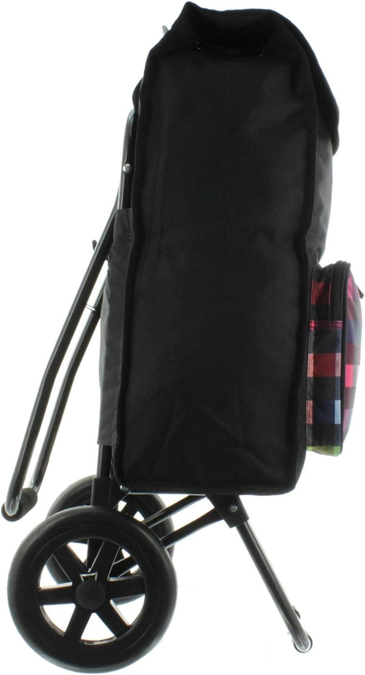 Franky Einkaufstrolley Einkaufsroller ER1 Multicolor Check