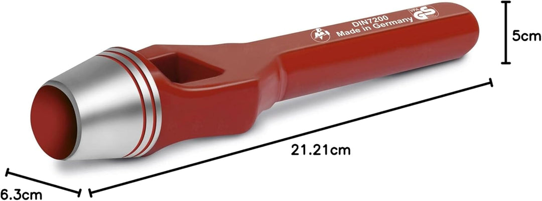 KAYSER GmbH Henkellocheisen Loch-D.38mm Form A DIN7200