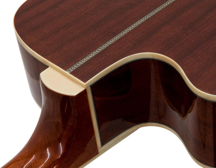 DIMAVERY AW-400 Westerngitarre, sunburst | Western-Gitarre mit Cutaway