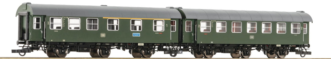 Roco 6200038 H0 2er-Set 1: Umbauwagen der DB 1./2. Klasse AB3yg, 2. Klasse B3yge