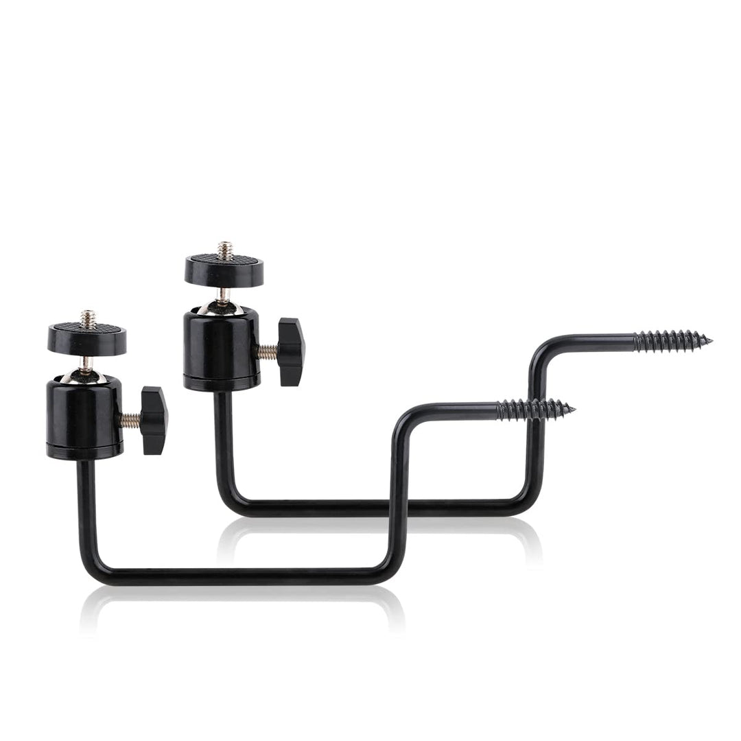WILDGAMEPLUS CNC Aluminiumlegierung Mount Stand,2-Stücke 360° Rotation 3/8 Zoll zu 1/4 Zoll Schraube