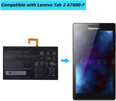 Vvsialeek L14D2P31 Ersatz Akku Kompatibel Für Lenovo Tab 2 A10-70 Tab 2 A10-70F with Toolkit