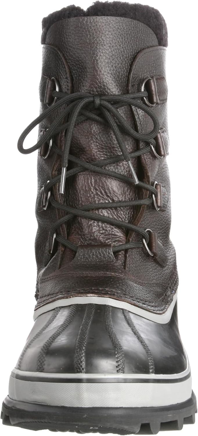 Sorel Herren Caribou Wasserdichte Winterstiefel 42.5 EU Black Dark Stone, 42.5 EU Black Dark Stone