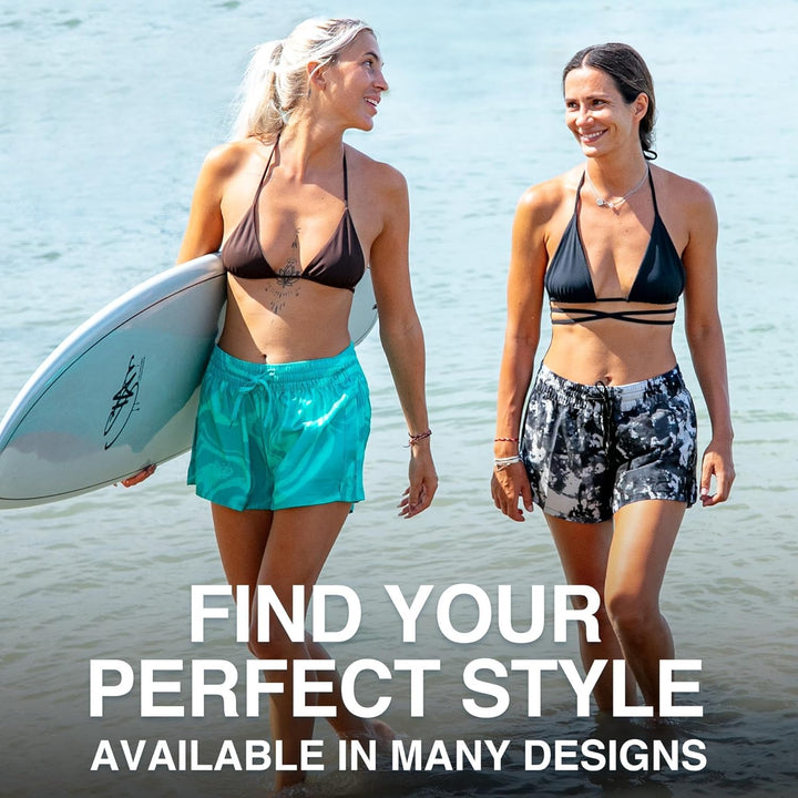 Kanu Surf Damen Boardshorts 2 Seafoam Black, 2 Seafoam Black