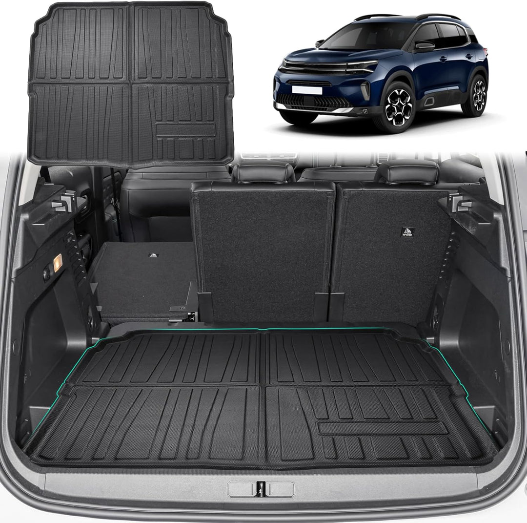 GAFAT 2018-2023 2024 Citroe-n C5 Aircross Kofferraummatte, C5 Aircross Kofferraumwanne Matten Origin