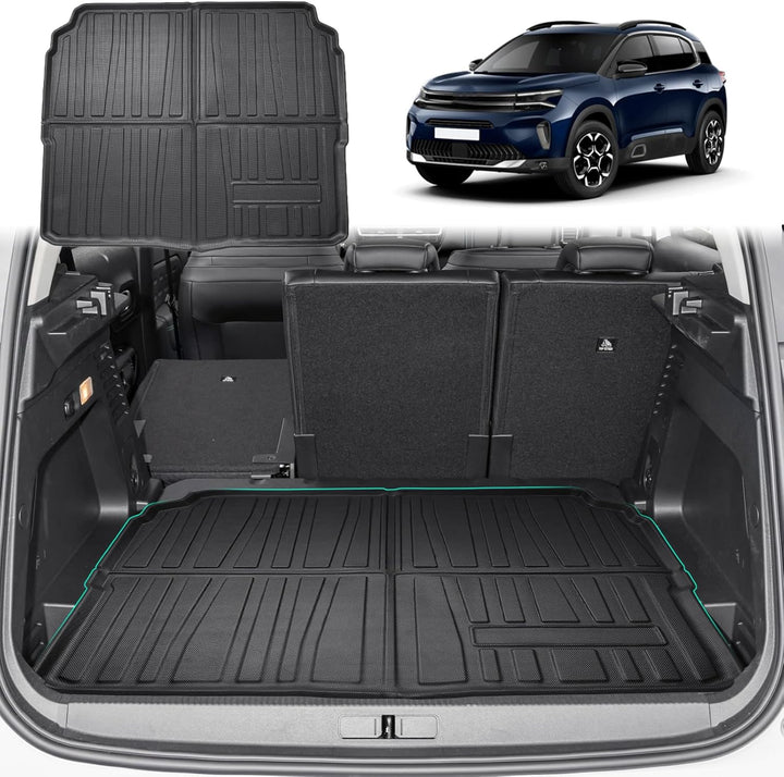 GAFAT 2018-2023 2024 Citroe-n C5 Aircross Kofferraummatte, C5 Aircross Kofferraumwanne Matten Origin