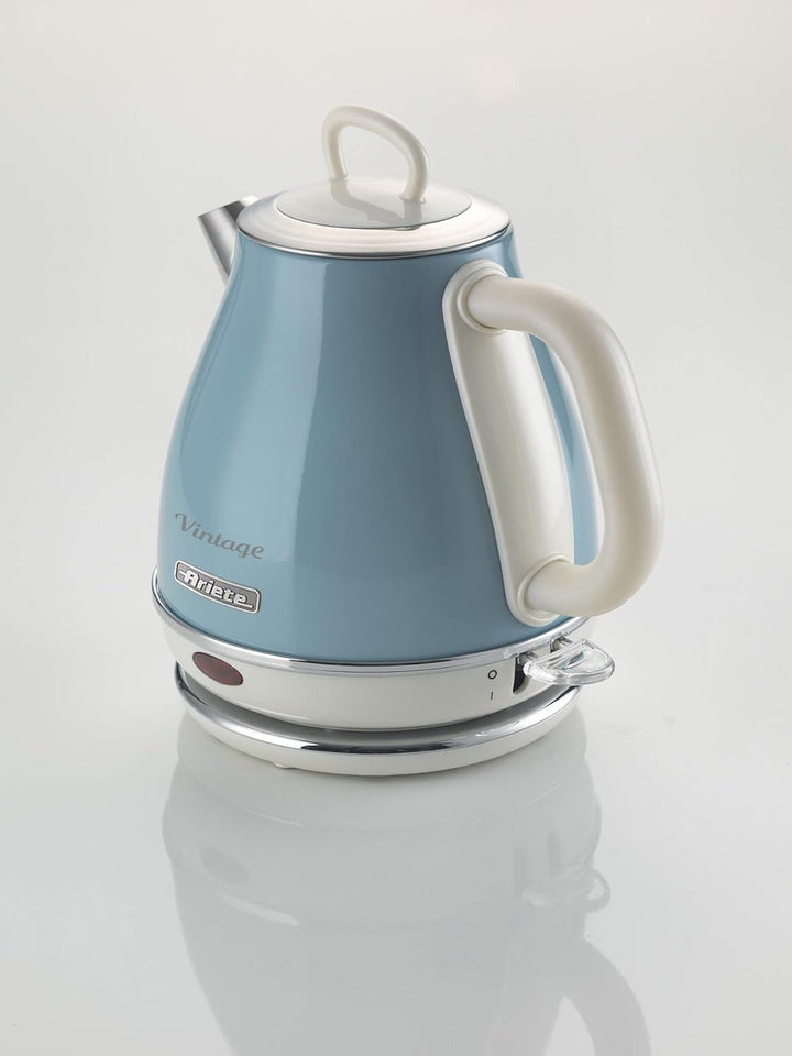 Ariete 155 Vintage Toaster mit 2 Scheiben & 2868/05 Vintage Wasserkocher, 1600, lackiertes Metall, b