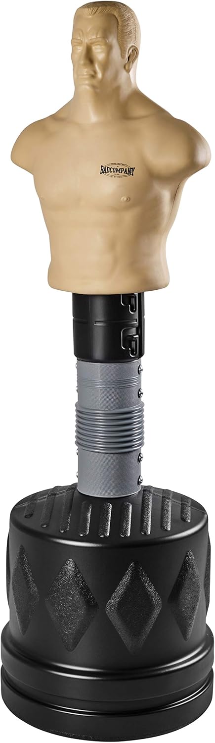 Bad Company Bob der Box-Dummy I Höhenverstellbarer Boxsack-Torso für gezieltes Kombinationstraining
