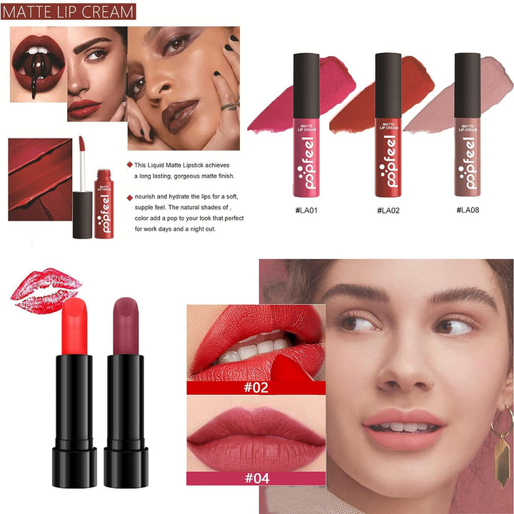 25St Schminkkasten Make-Up Set, Professionelles Kosmetische Schmink Set mit Lidschatten Lippengloss