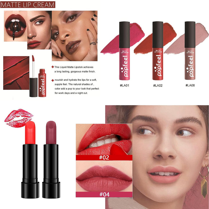 25St Schminkkasten Make-Up Set, Professionelles Kosmetische Schmink Set mit Lidschatten Lippengloss