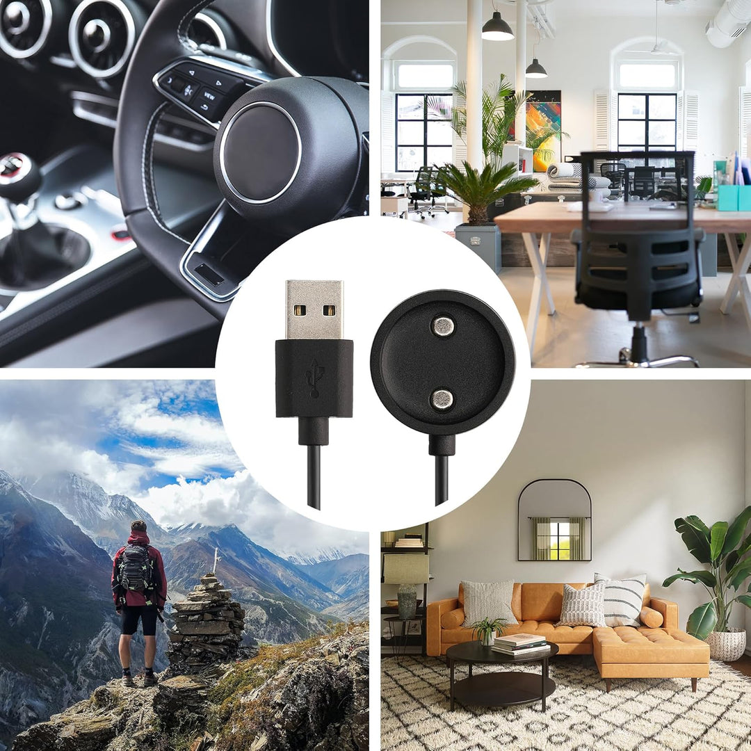 kwmobile USB Kabel Charger kompatibel mit Suunto Vertical/Race S/Ocean Ladekabel - Smart Watch Ersat