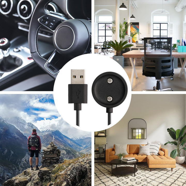 kwmobile USB Kabel Charger kompatibel mit Suunto Vertical/Race S/Ocean Ladekabel - Smart Watch Ersat