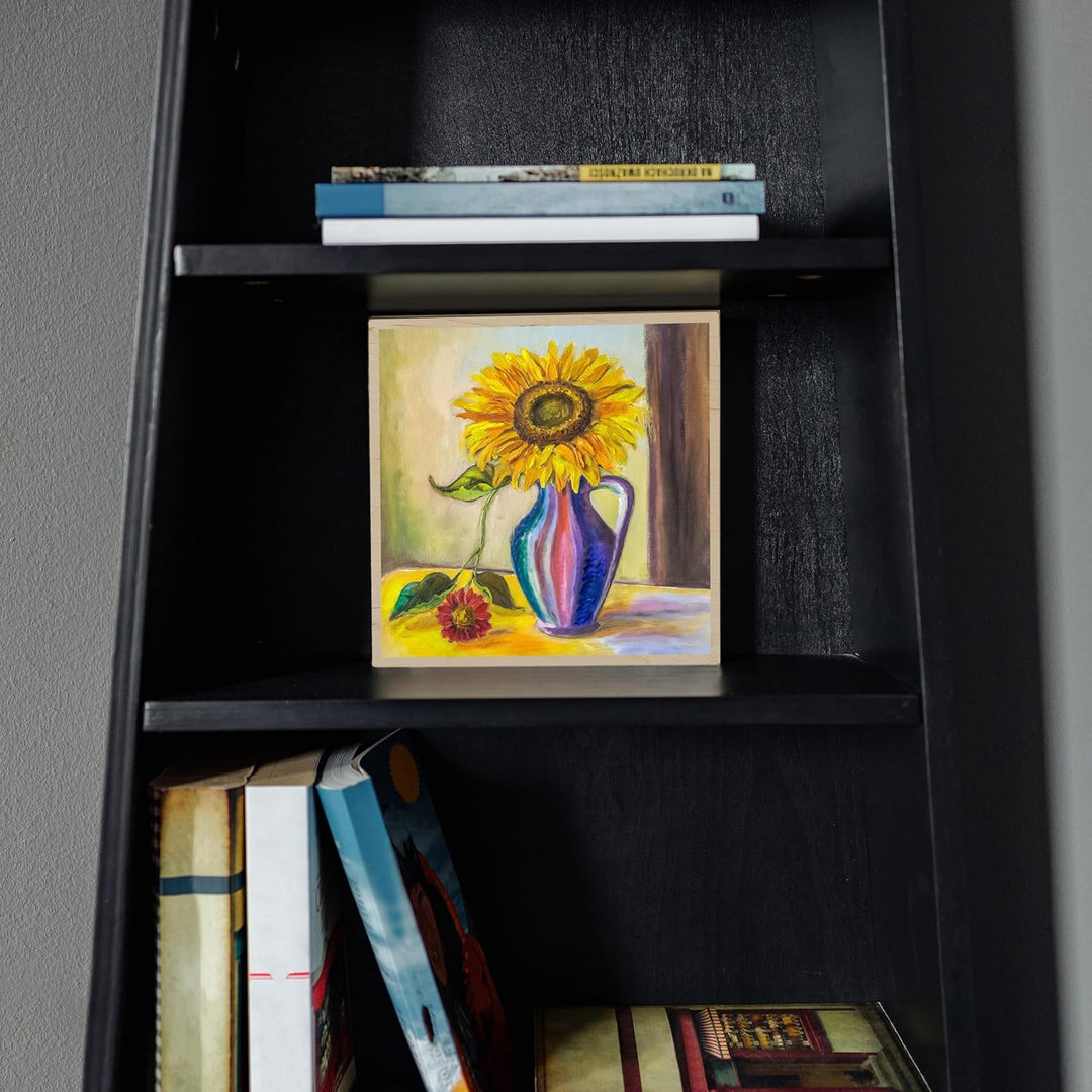 Creative Deco Holz Leinwand zum Bemalen 20 x 20 cm 8er Pack | Set von Holz-Malgründe | 1,7 cm Dicke