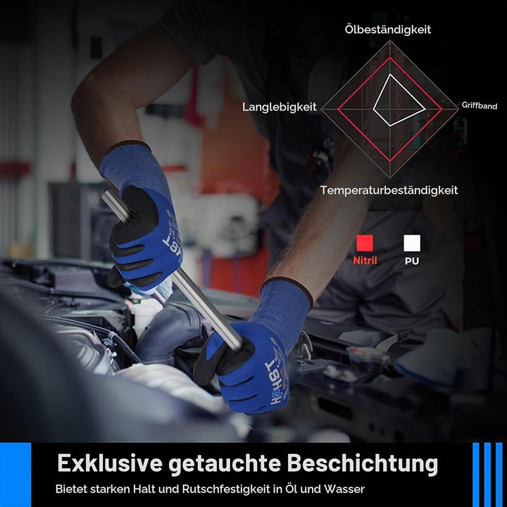 HPHST Arbeitshandschuhe SF001TS Handschuhe Montagehandschuhe für Damen und Herren Gloves Ergonomisch