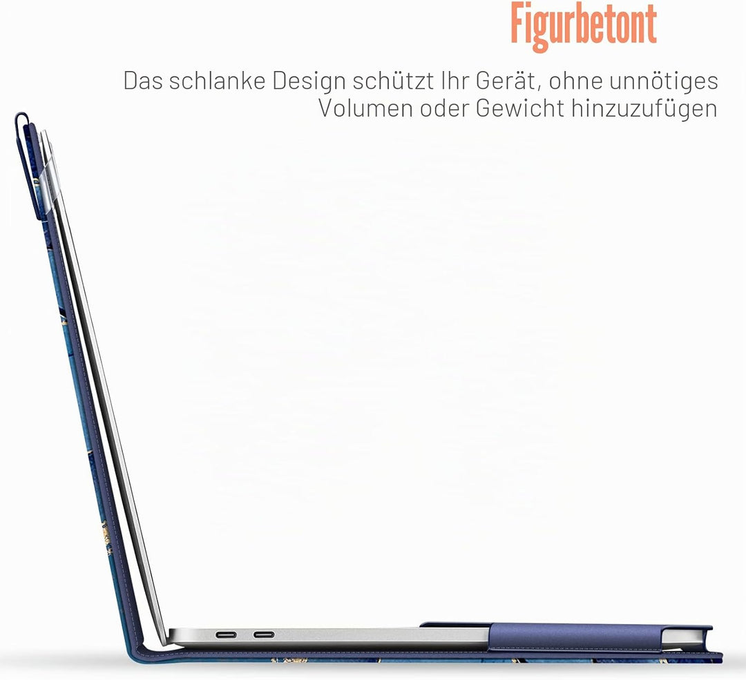 Fintie Hülle Kompatibel mit MacBook Air 13.6 (2026-2022 M5 M4 M3 M2), MacBook Air 13 (2020-2018 M1)