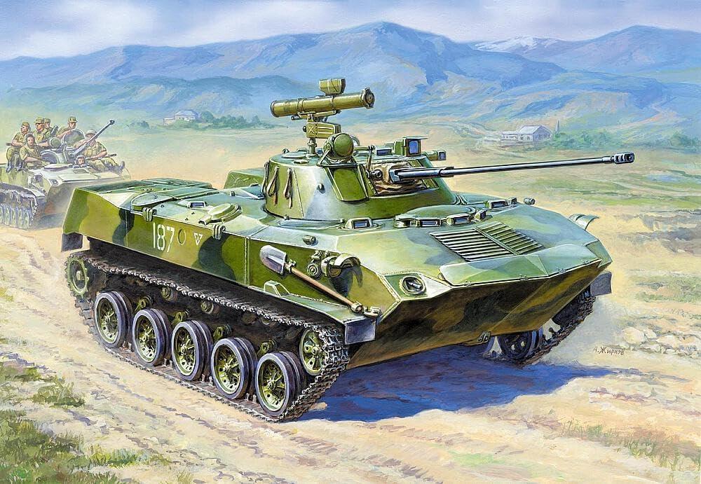 Zvezda 500783577 - BMD-2 Russ.Airborn Tank, grün