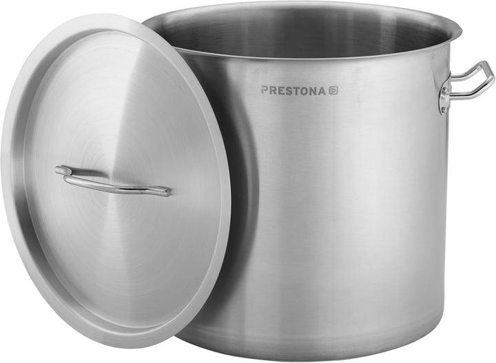 TECHNICA PRESTONA Topf Induktion 17 l – Kochtopf aus Edelstahl mit Sandwichboden 280 mm – Hitzebestä