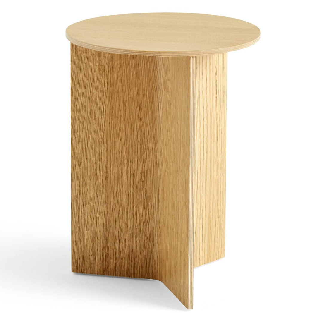 HAY Slit High Beistelltisch Holz 35 x 47 cm Eiche lackiert
