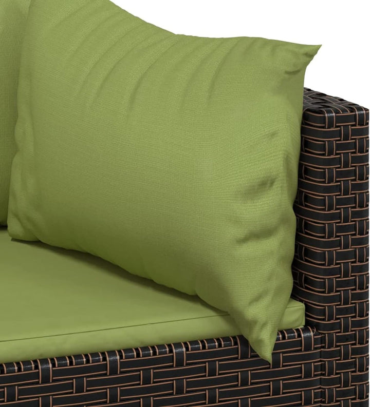 Tidyard 3-TLG. Gartenlounge Set Garten Sofa 2 Sitzer Ecksofa Gartensofa Rattansofa Sitzgruppe Garten